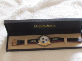 Michel Jordi Chrono Diver Quartz mit Schleppzeiger mit Box
