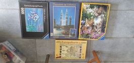 Puzzle 1000 teile holzpuzzle. fluorizierend neu verpackt.ect