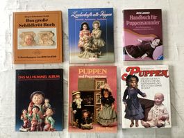 6 Bücher, Puppen und Hummelfiguren