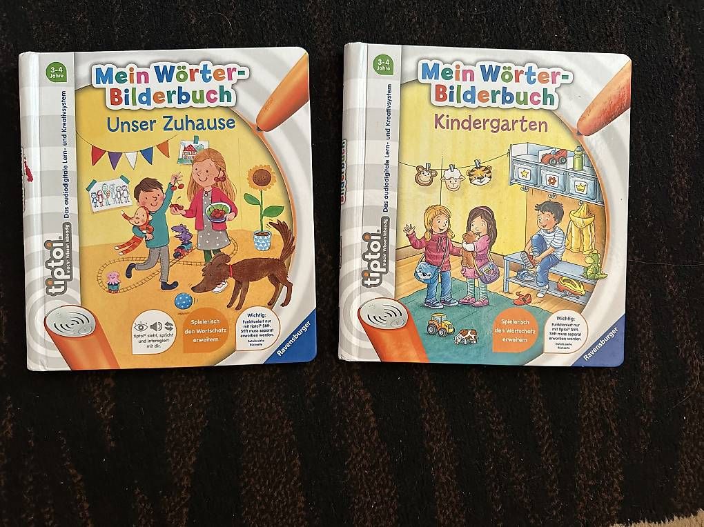 Libri: 2 Tip Toi Bücher: u/zuhause / Kindergarten – Usato da Therwil venduto da jas_vpt8