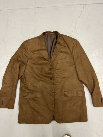 Kingfield Herren Wildleder Blazer Sakko, Grösse 56