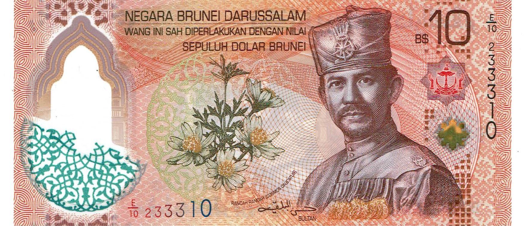 Banconote: Brunei 10 Dollars P-New Design Polymer UNZ – Nuovo (secondo la descrizione) da Steffisburg venduto da ber_8htf