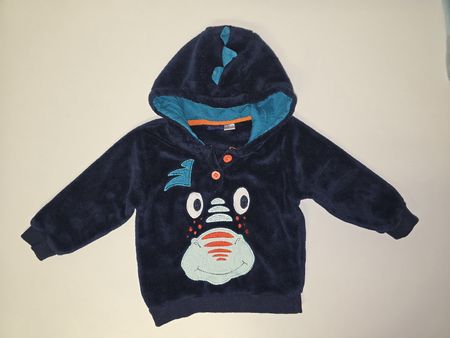 Kuscheliger Lupilu Fleece-Hoodie Gr. 86/92 Baumwolle