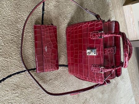 Armani Leder Tasche und Portemonaie