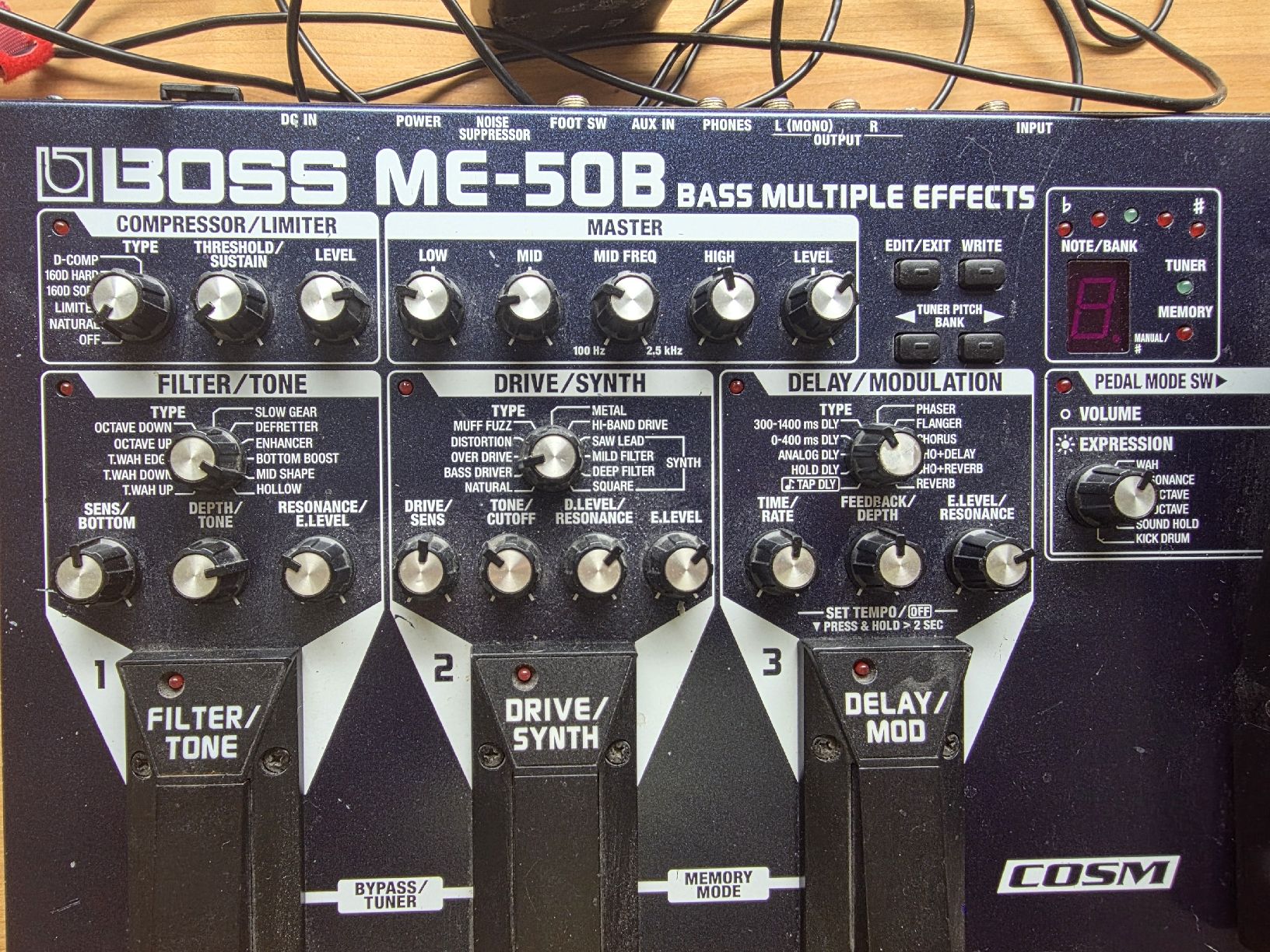 Boss Console di mixaggio: BOSS ME-50B mit Netzteil – Usato da Biberist venduto da Volo28 1