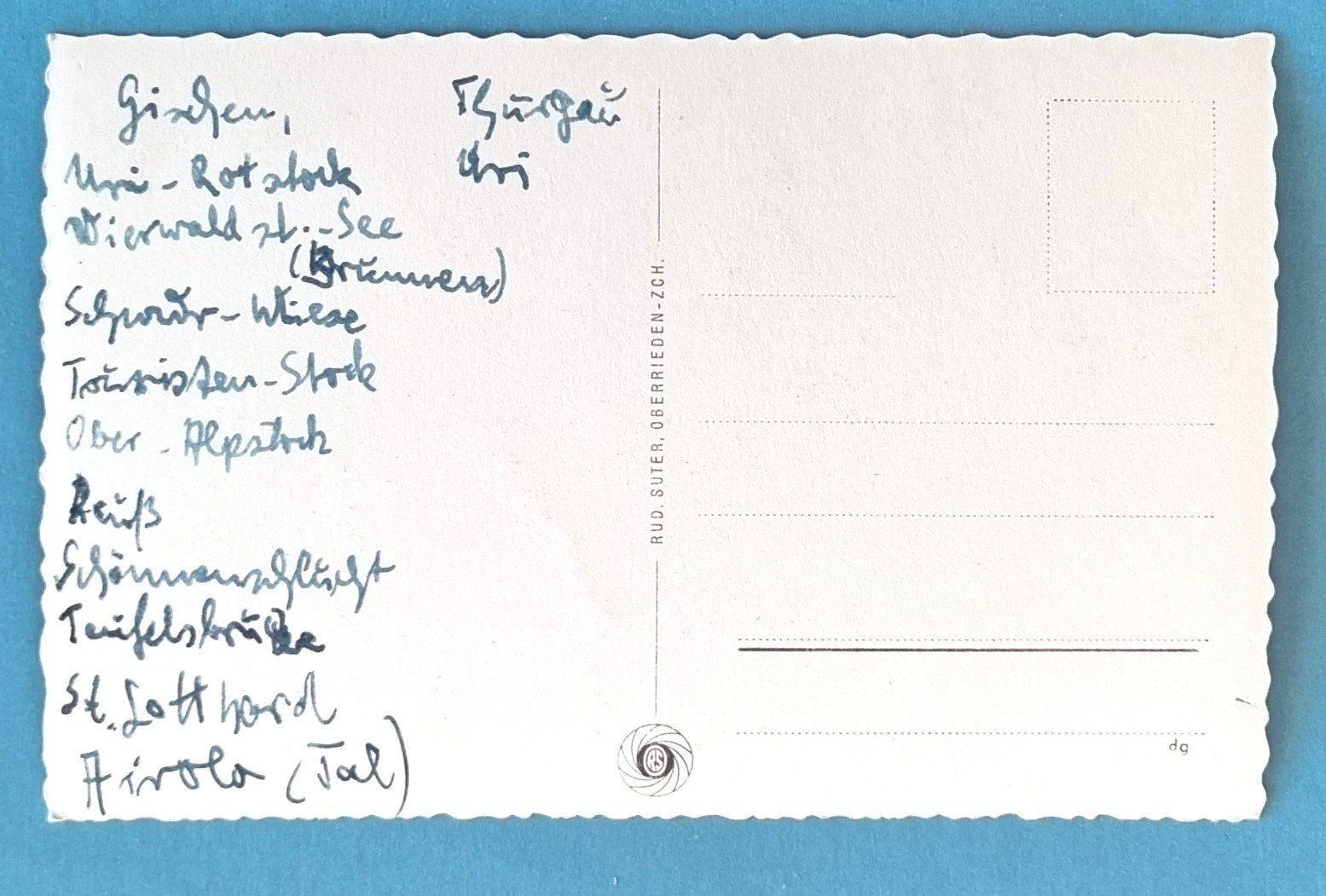 Cartoline postali: Rapperswil - Seedamm - Eletkrische Eisenbahn – Usato da Rothrist venduto da RROENK 1