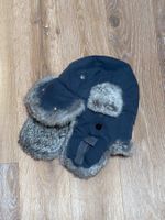 Great winter fur lined grey hat. Size 54
