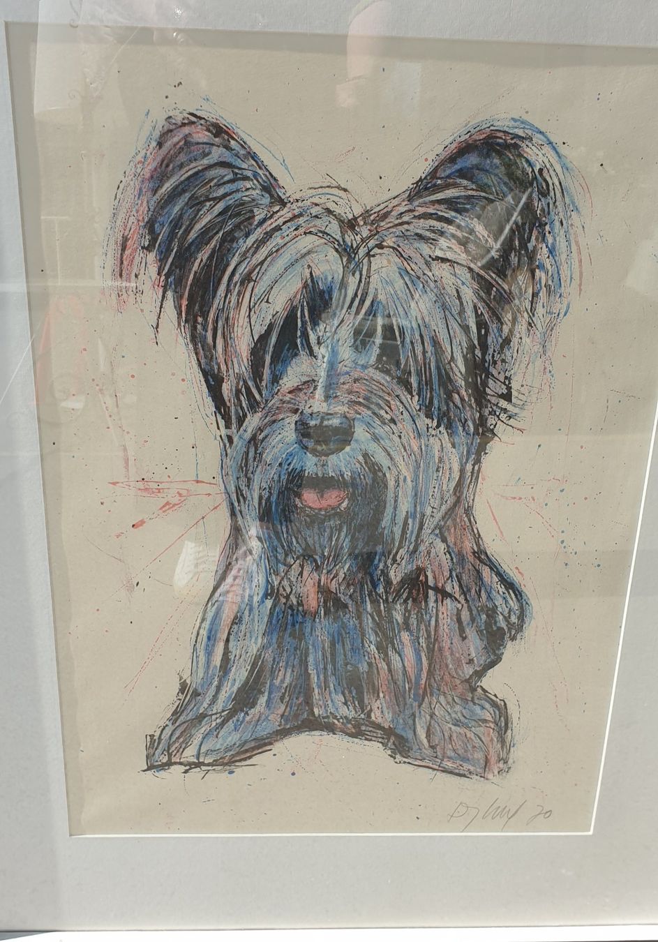 Grafiken & Lithographien: Fritz Hug Lithographie Hund – Gebraucht aus Emmen von Brockofsky 2