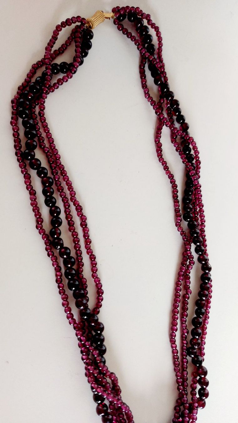Pietre preziose: Vintage Halskette Rubellite – Usato da Horgen venduto da zur_jq85 2