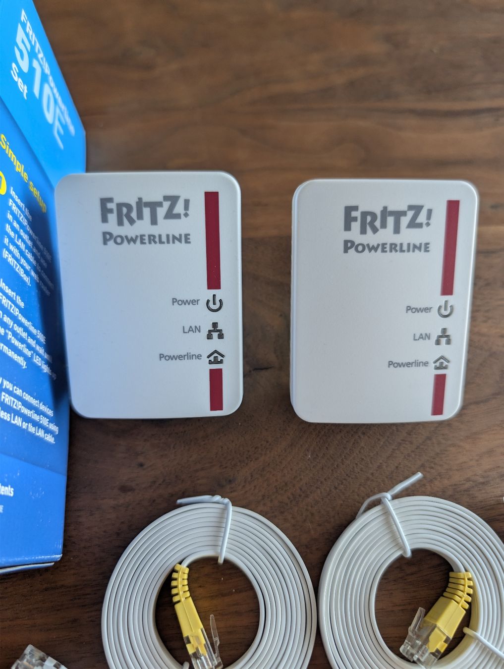 Laufwerke & Adapter: FRITZ!Powerline 510E Set im original Karton – Gebraucht aus Rupperswil von funkygianchi