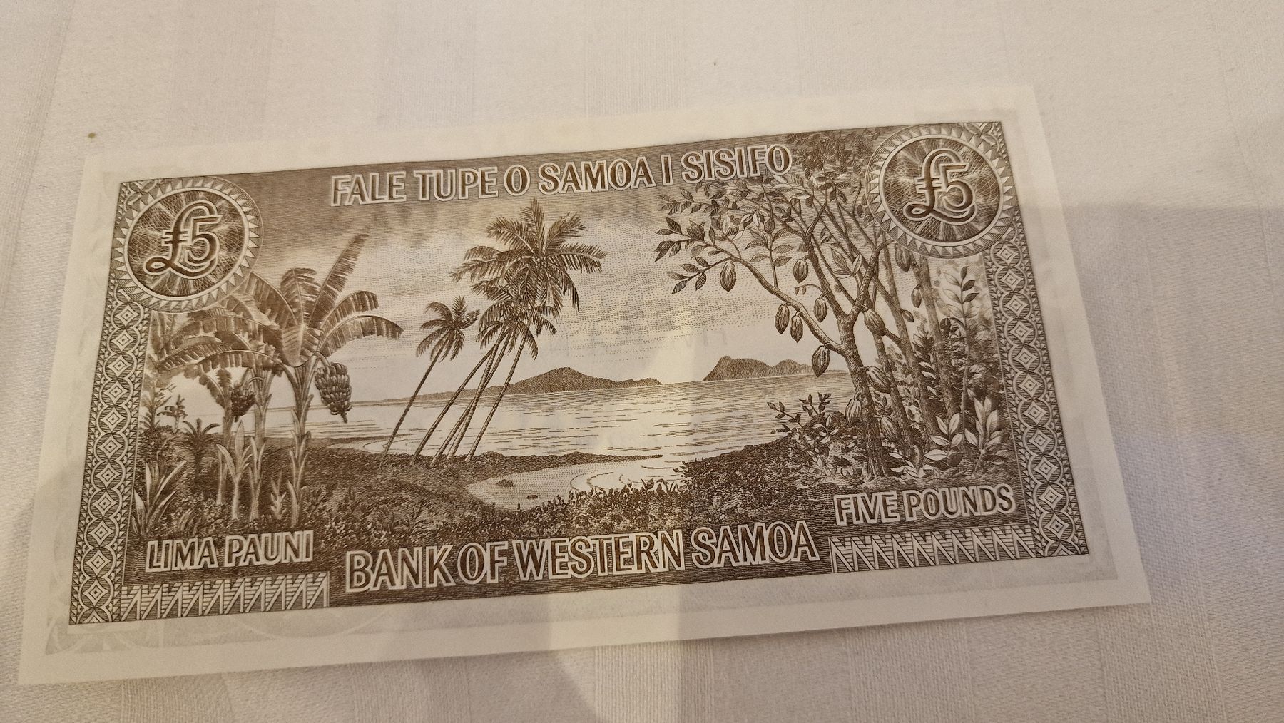 Banconote: Banknote Samoa 1967 NEU – Nuovo e nell'imballaggio originale da Herisau venduto da Antiques.AR 1