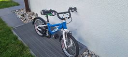 Woom 2 Bike Velo Kindervelo 14 Zoll blau weiss