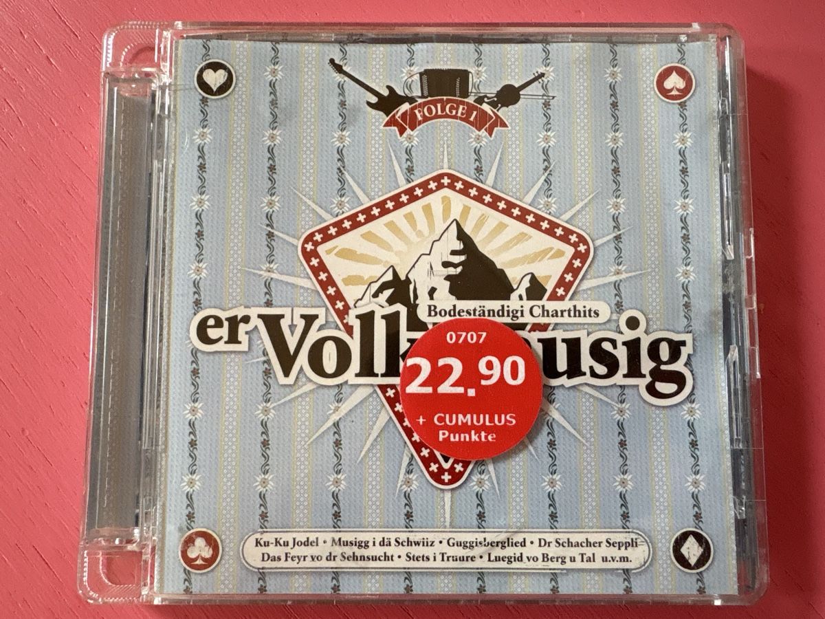 CD: Various Artists - ErVolksmusig/Bodenständige Charthits – Usato da Lützelflüh-Goldbach venduto da Deiv4