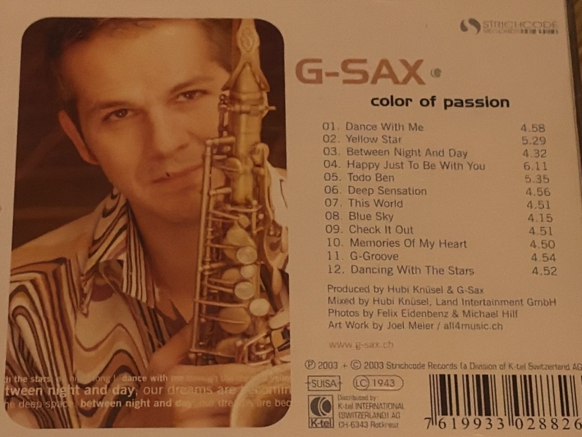 CD: G-Sax – Usato da Zürich venduto da Collector69 1