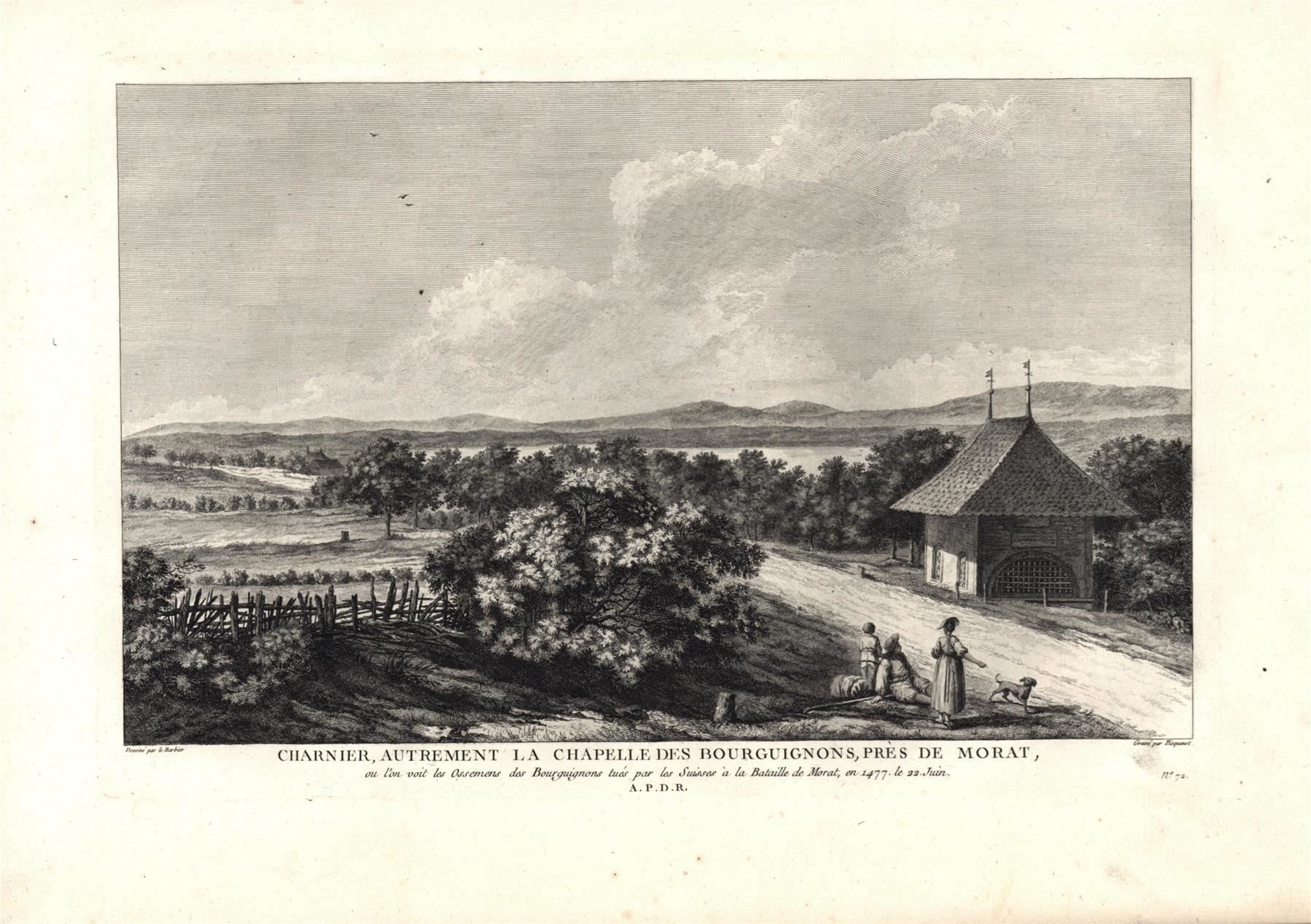 Incisioni: Murten Originalkupferstich 1780 – Usato da Rafz venduto da Helvet32