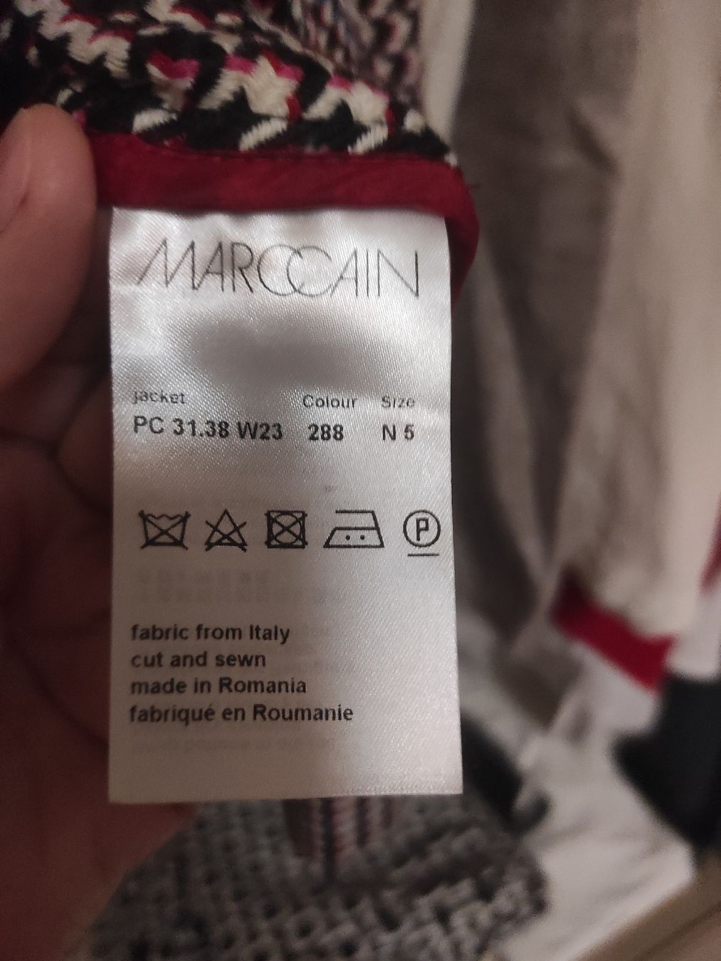 Marc Cain Giacche: Marc Cain Wolljacke mit Pied de Poule – Usato da Basel venduto da gnt_zv2n 1