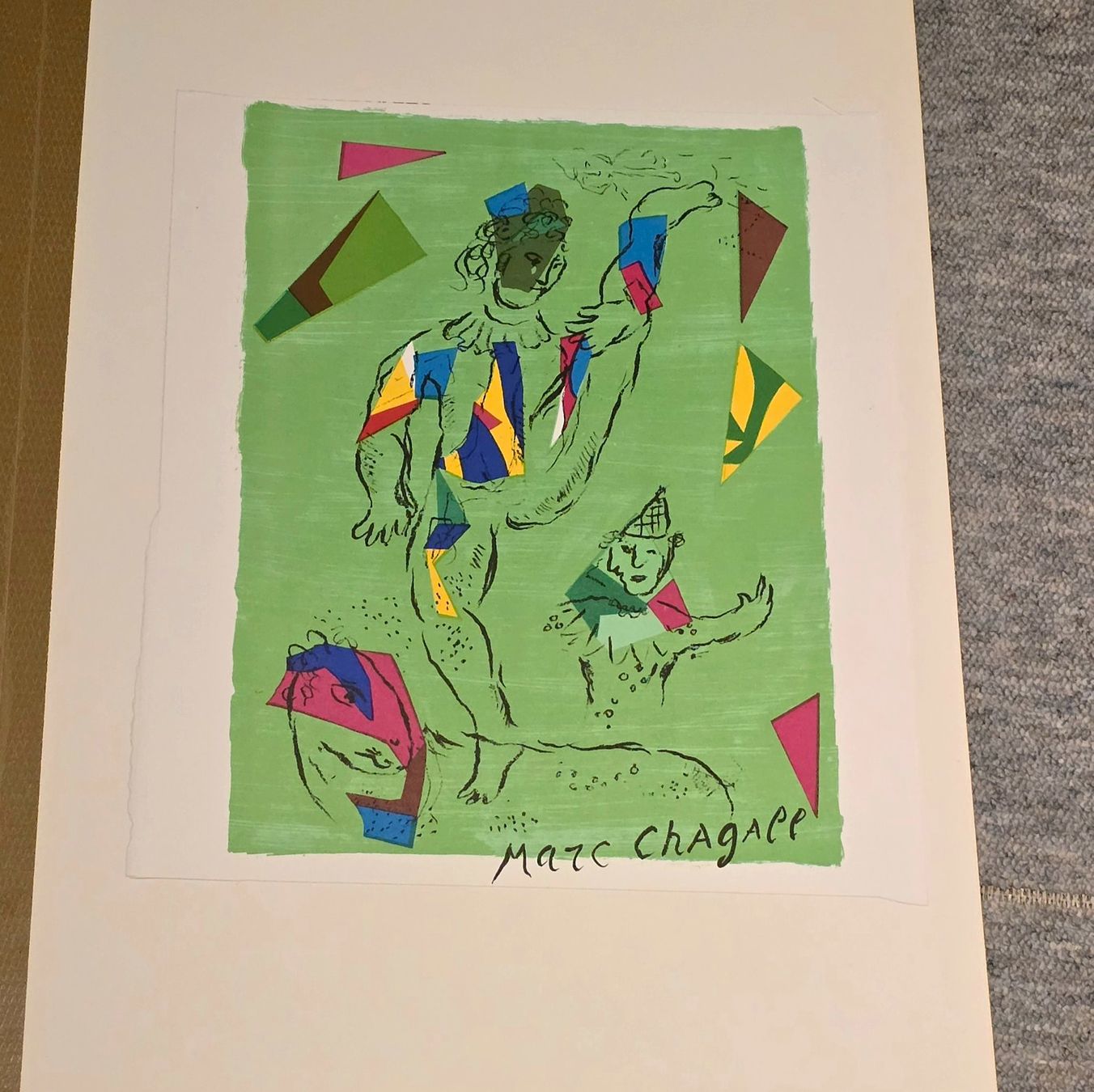 Grafiken & Lithographien: Marc Chagall - Farblithografie "Le cirque" - drucksigniert – Gebraucht aus Reinach BL von Pendling 7