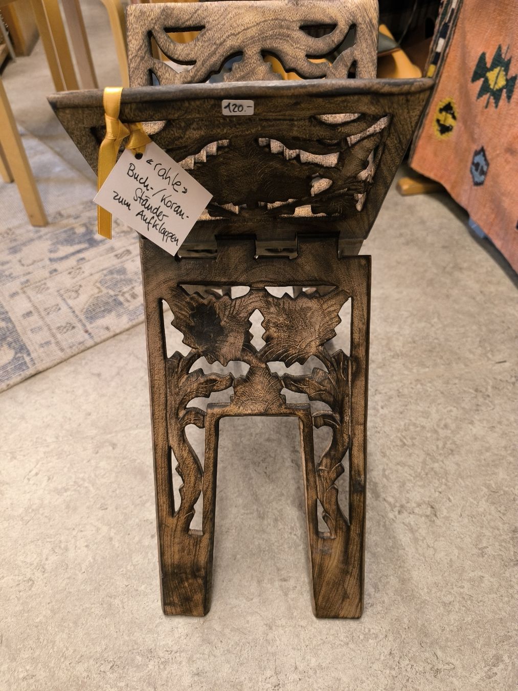 Altro in Decorazioni & Accessori: Handgeschnitzter Buchständer / Koranständer aus Holz – Nuovo (secondo la descrizione) da Zürich venduto da gobel 5