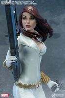 SIDESHOW BLACK WIDOW WHITE COSTUME PREMIUM FORMAT