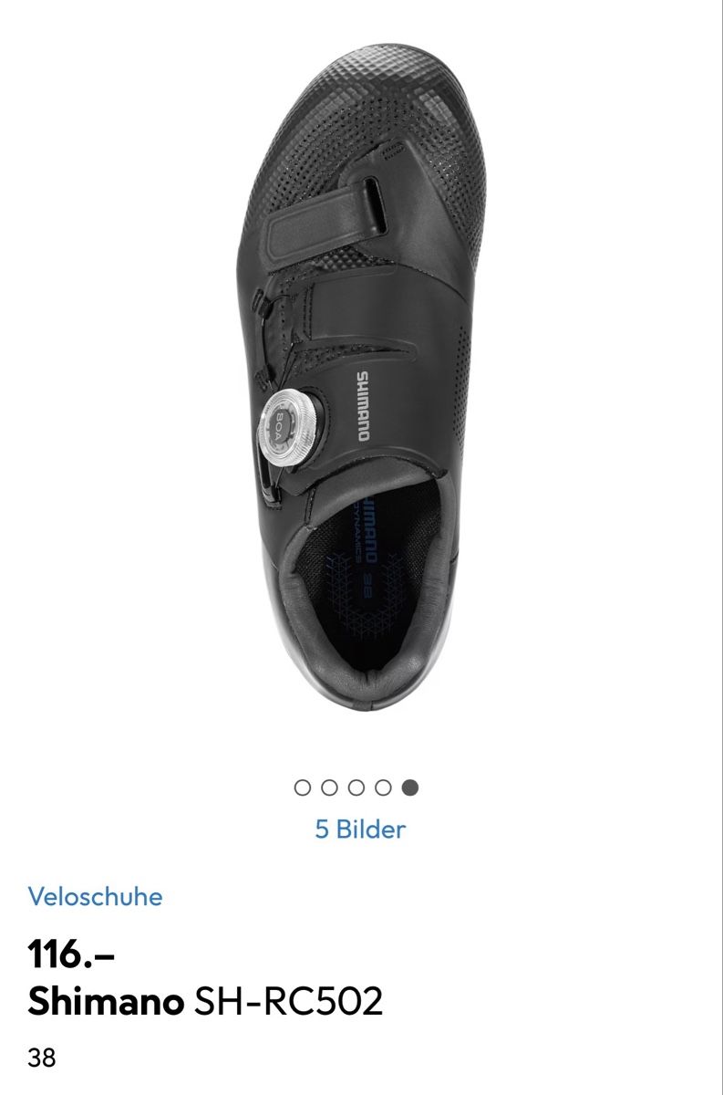 Shimano Herrenschuhe: Veloschuhe Shimano Grösse 38 – Neu (gemäss Beschreibung) aus Bern von WiederWert 4