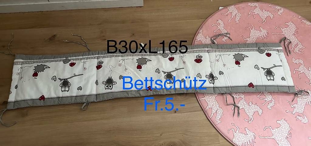 Bettwäsche: Kinder Bettumrandung(Nestchen) 165X32 – Gebraucht aus ramsen von win_vtw2