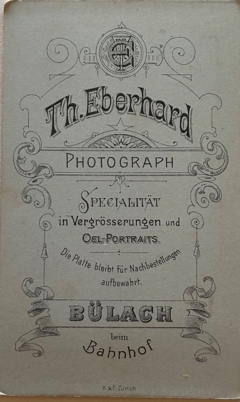 Cartes postales: CDV Th. Eberhard, Bülach - Kind im Stuhl – D'occasion à Frauenfeld par Merk52 1