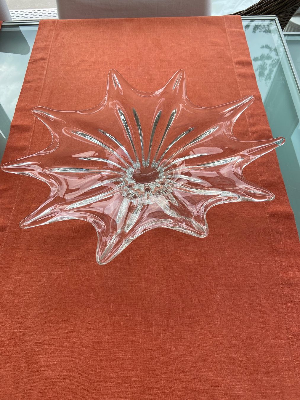 Globus Bicchieri: Glasschale, (Kristall?)Globus 30x40 – Nuovo (secondo la descrizione) da Thalwil venduto da Sommerwende 3