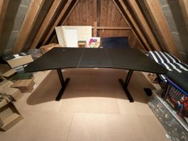 Arozzi Gaming Tisch Pure Black 160x82cm