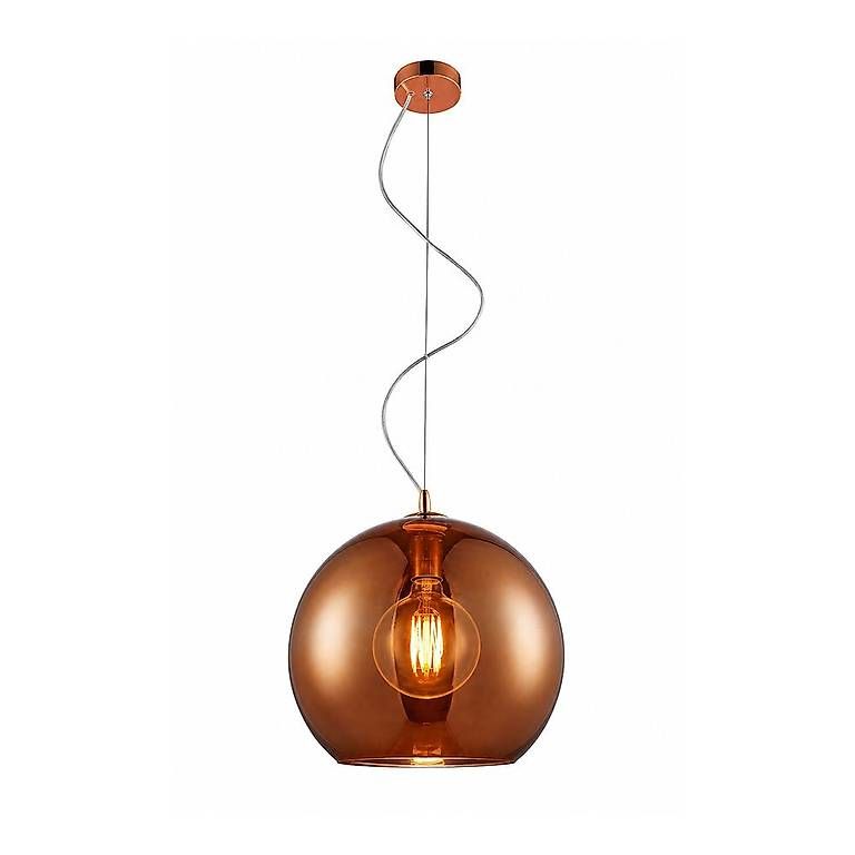 Lampadari & plafoniere: PERLA Hängelampe im Kupferlook – Nuovo e nell'imballaggio originale da Sissach venduto da mondilux