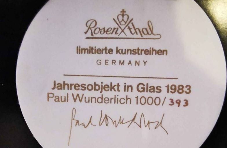 Tutte le decorazioni: Art contemp de Paul Wunderlich/Rosenthal – Nuovo (secondo la descrizione) da Lausanne venduto da gmax8995 7
