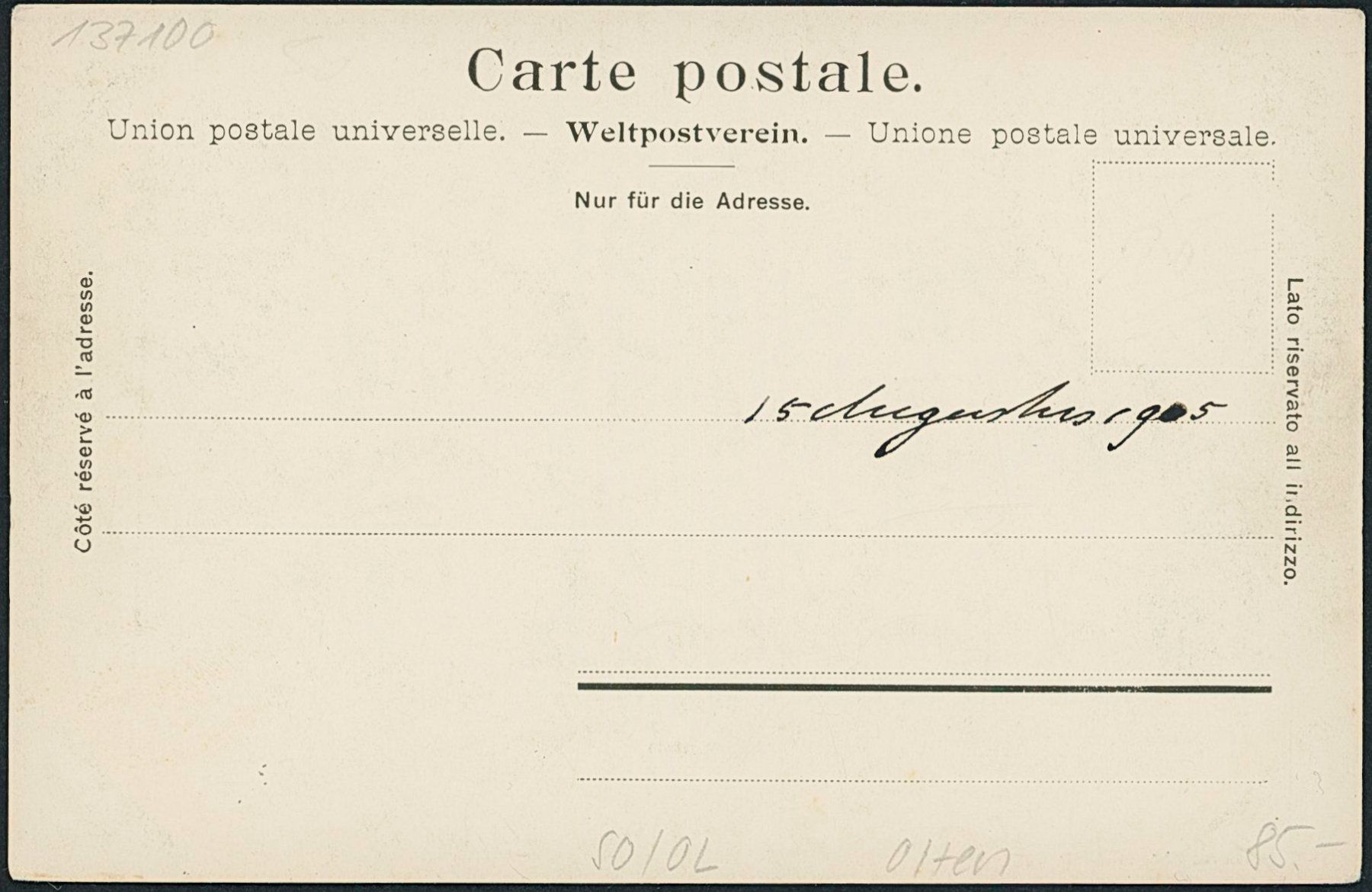 Cartoline postali: SO Olten – Nuovo (secondo la descrizione) da Schindellegi venduto da stationary 1
