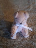 Süsser Teddybär, rosa, Sammlerstück, Puppenhaus