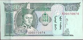 MONGOLEI - MONGOLIA - 10 TUGRIK 2002 - BANKFRISCH