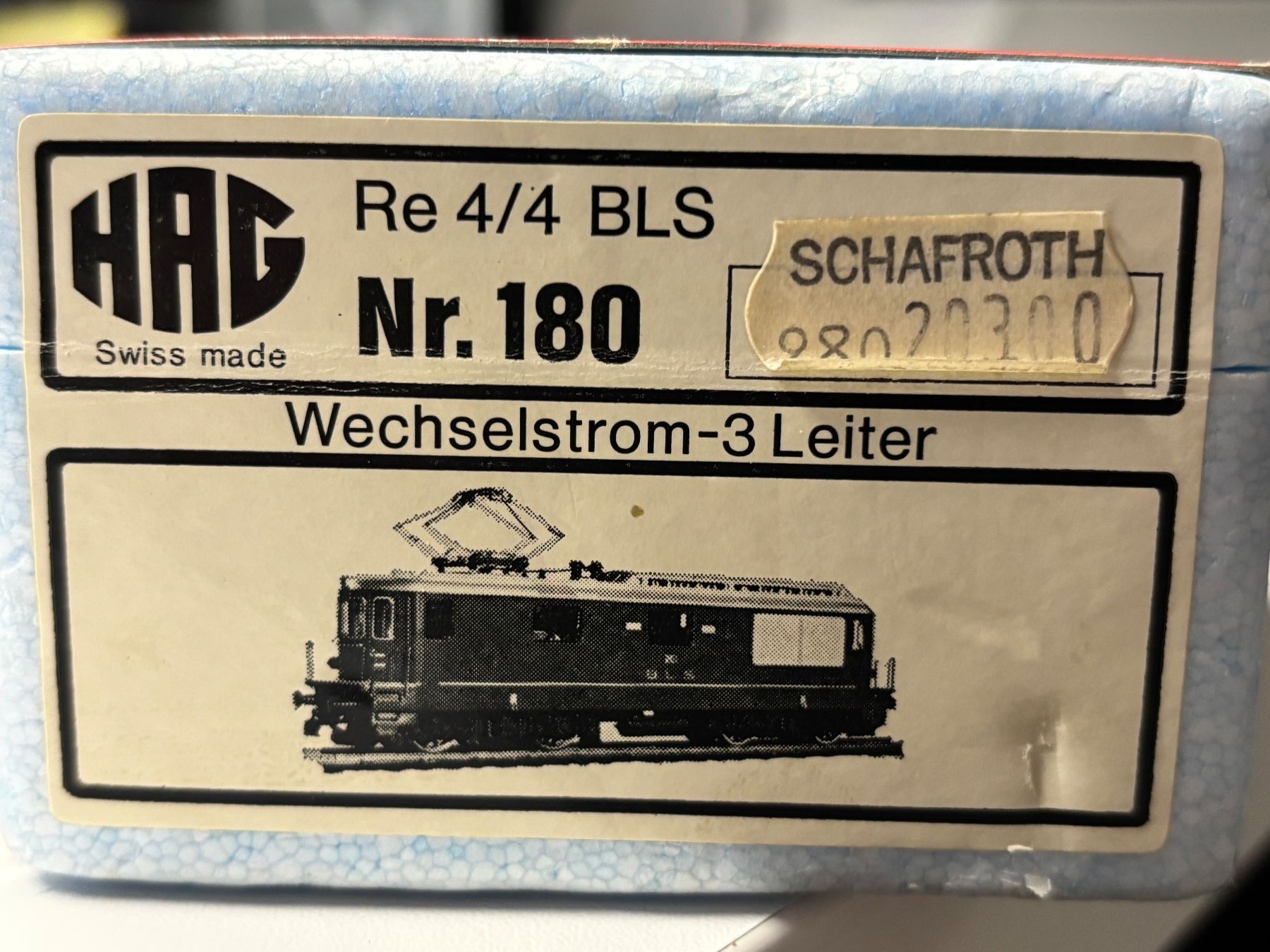 Hag Modellini di ferrovie: HAG 180 Re 4/4 BLS – Usato da Rothenburg venduto da Vanzonk 1