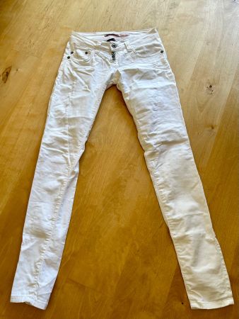 PLEASE Jeans (P68) in Weiss, Gr. XXS - TOP! ab CHF 10