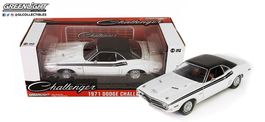 DODGE CHALLENGER R/T 1971 WEISS/SCHWARZ 1:18 GREENLIGHT
