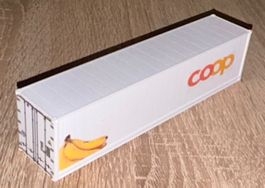 1:87 Coop Kühlcontainer 45ft Bananen