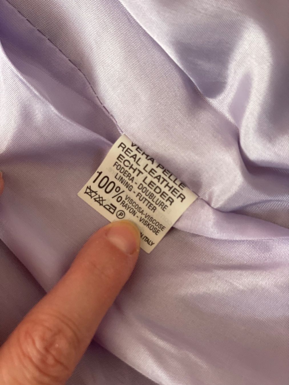 Jacken: Lila-rosa Lederjacke Gr. 36(S) IT 40 – Gebraucht aus Münchenstein von nel_57mj 7