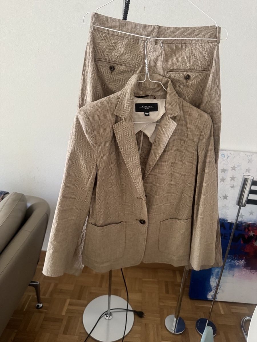 Max Mara Anzüge & Kostüme: Weekend Max Mara Anzug braun kariert – Gebraucht aus Zürich von dub_tj95 1