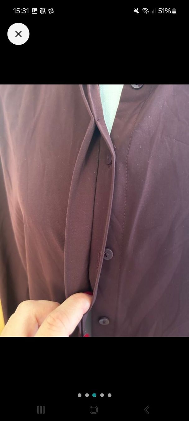 H&M Camicette: Bordeauxrote Bluse – Usato da Zürich venduto da Nadsh 2