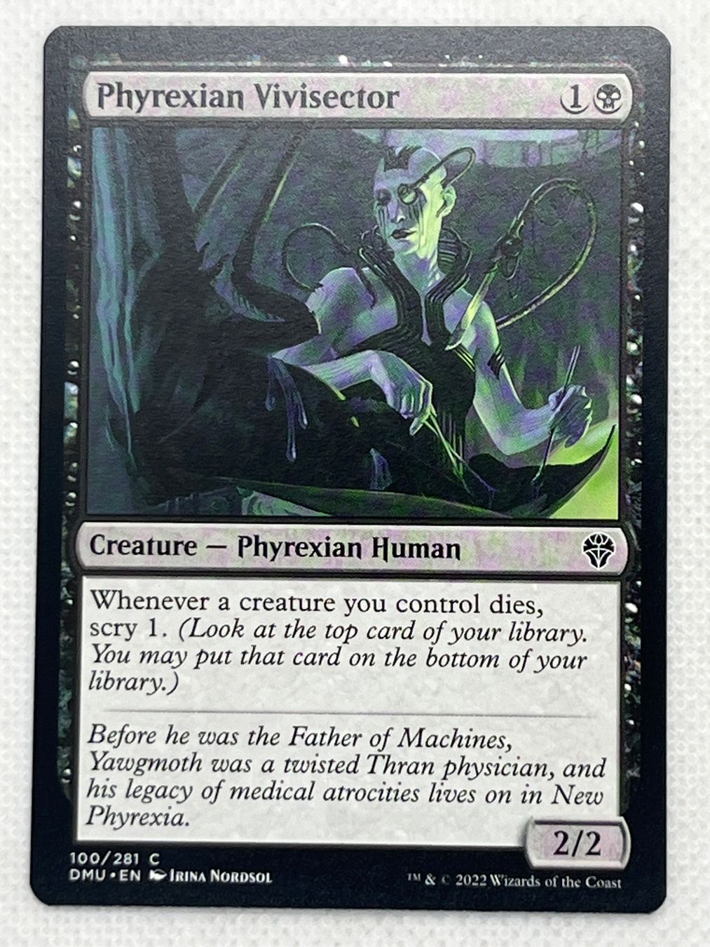 Magic The Gathering Carte collezionabili: MTG Phyrexian Vivisector DMU 100 Englisch Common – Usato da Hinterkappelen venduto da Kim1992