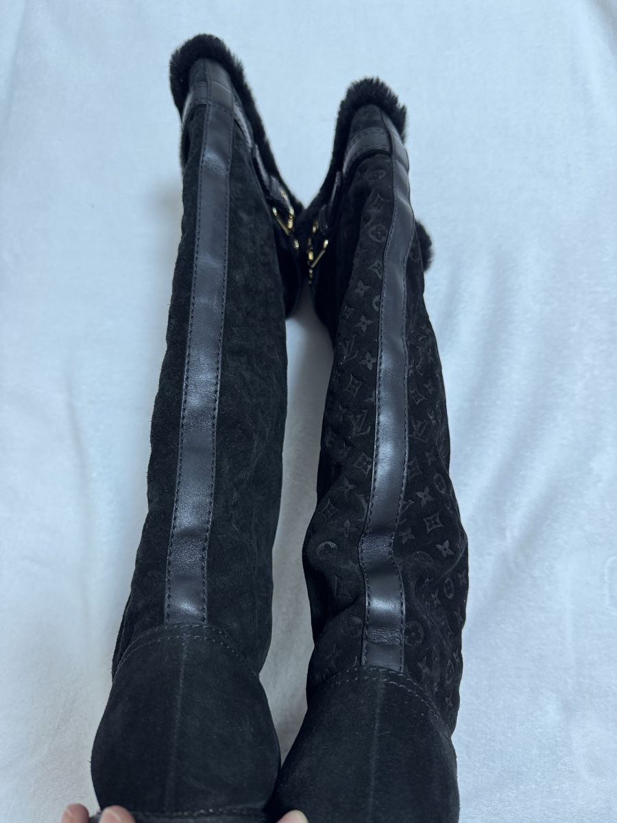 Damenschuhe: Louis Vuitton Black Winter Boots, 37❄️ – Gebraucht aus Genève von Lux_trend26 6