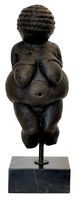 SKULPTUR VENUS WILLENDORF BRONZE FRAU MÄDCHEN LIMITIERT