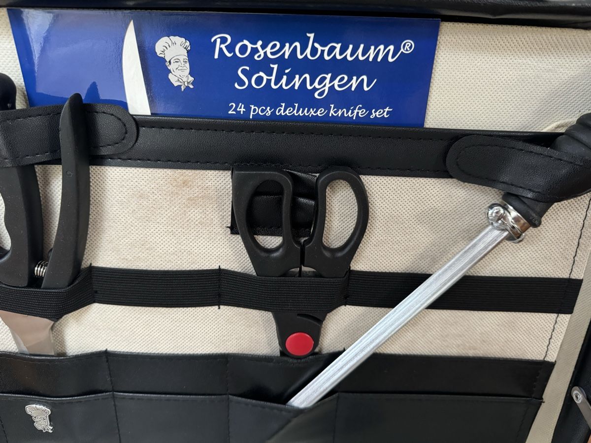 Solingen Coltelli da cucina: Set de 24 couteaux Solingen Rosenbaum Vintage – Nuovo e nell'imballaggio originale da Boussens venduto da justjuju 2