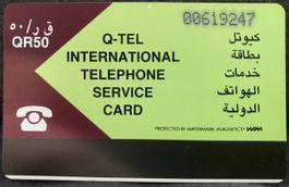 Service Card Qatar 50