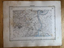 Siegfriedatlas Bl. 25: Rheinau 1883