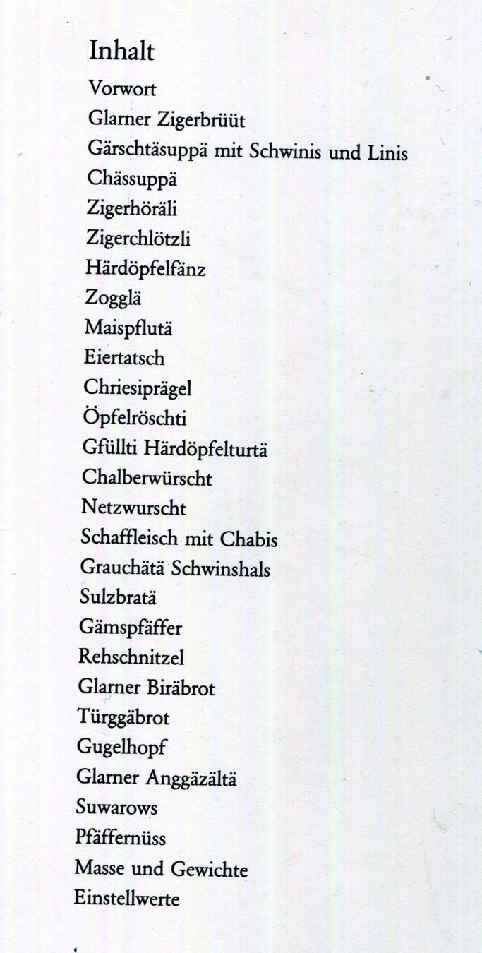 Bücher: Glarus, Glarnerland, Rezepte – Gebraucht aus Aarau von Elmaar41 1