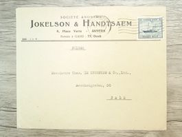 TR69 Enveloppe + Timbre Belgique 1940