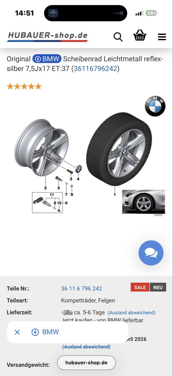 BMW Felgen: Bmw – Defekt aus Scuol von A.S1419 4