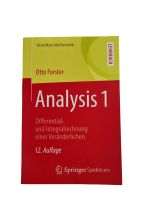 SPRINGER SPEKTRUM, Analysis1, Otto Forster